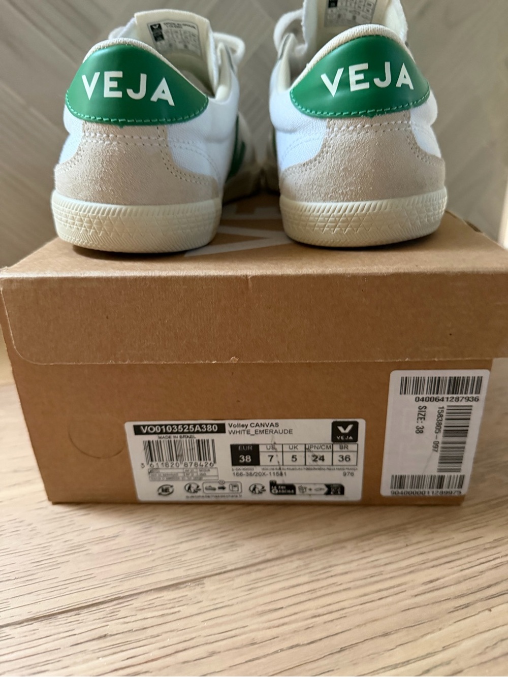VEJA
Volley leather and suede-trimmed canvas sneakers - Picture 7 of 8